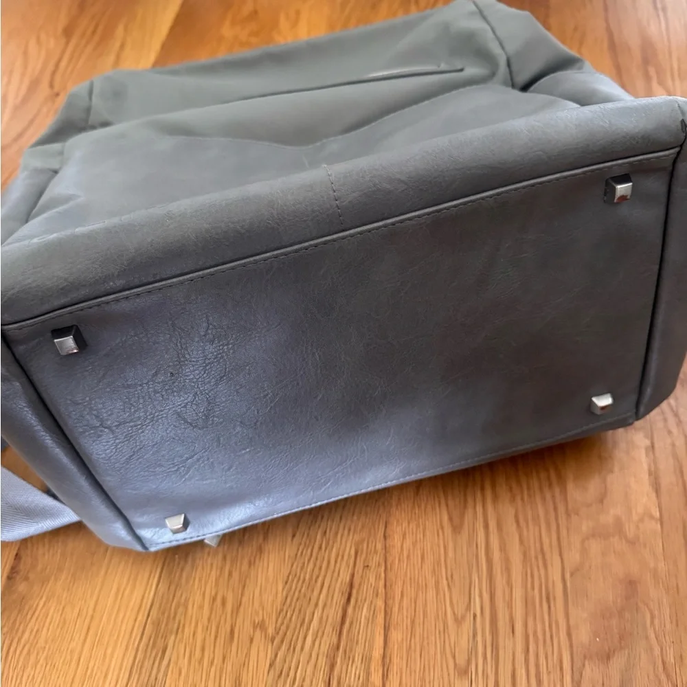 BEIS Gray Baby Bag Backpack